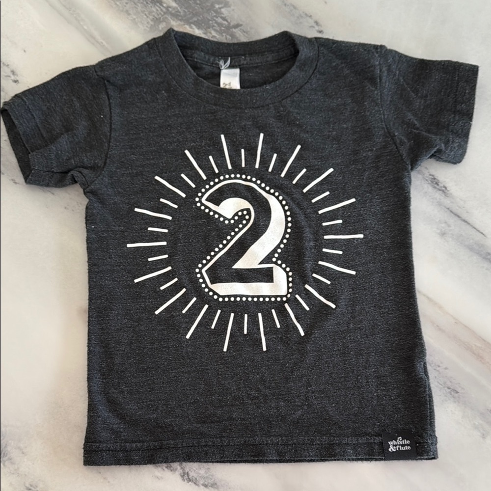WHISTLE & FLUTE - Black and White Short Sleeve Tee - Milestone 2